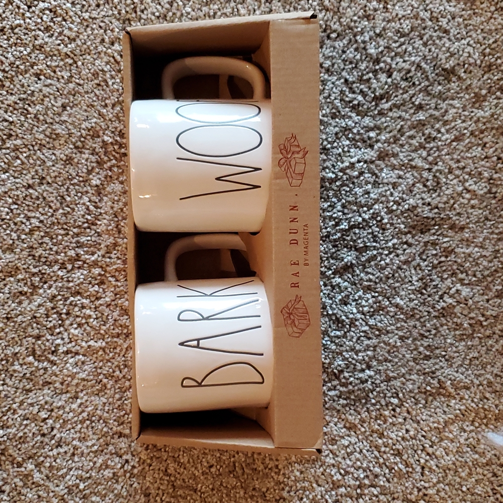 NIB Rae Dunn BARK & WOOF much set
